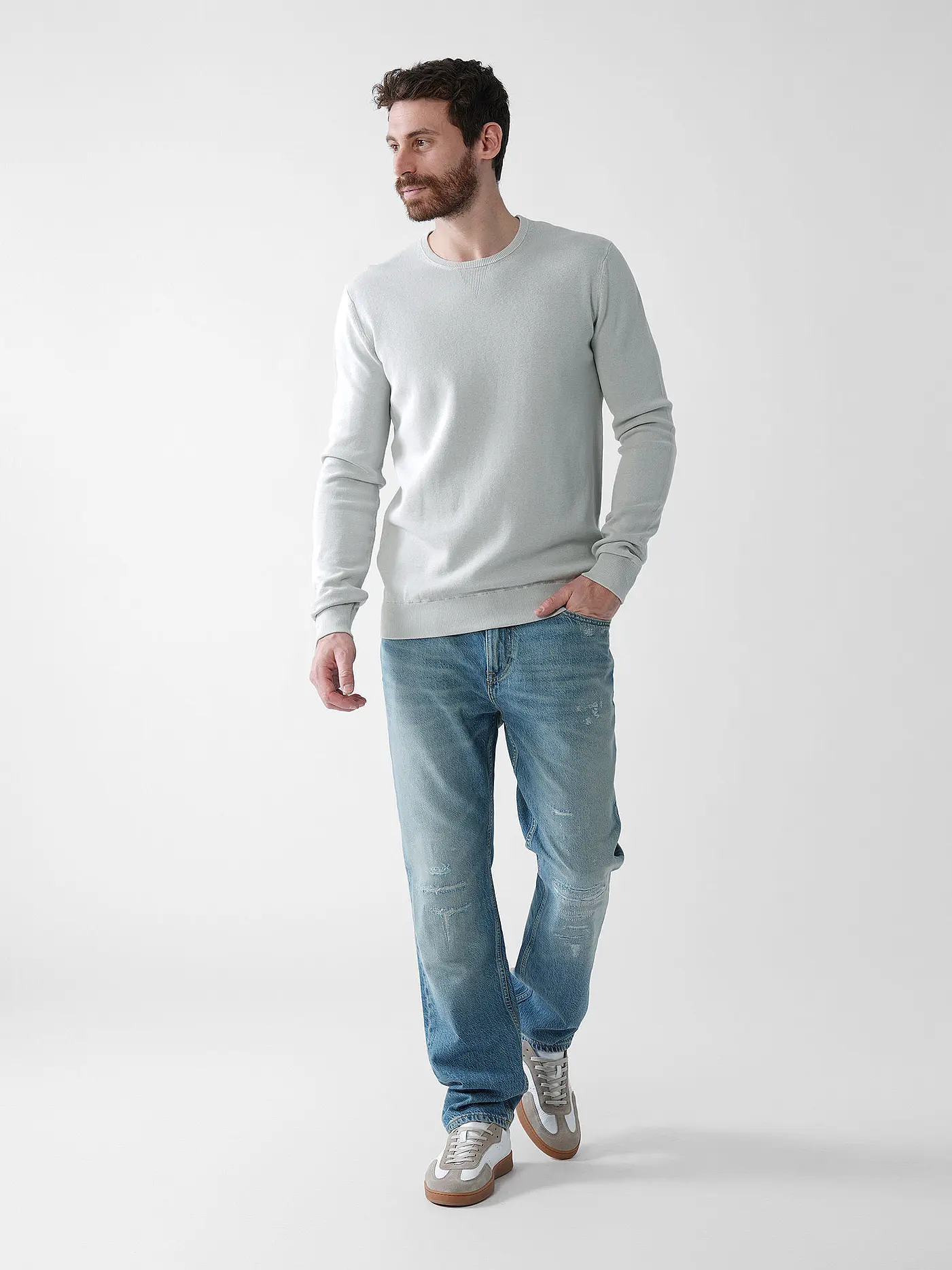 ECOALF | Pullover MANZOALF | hellgrau